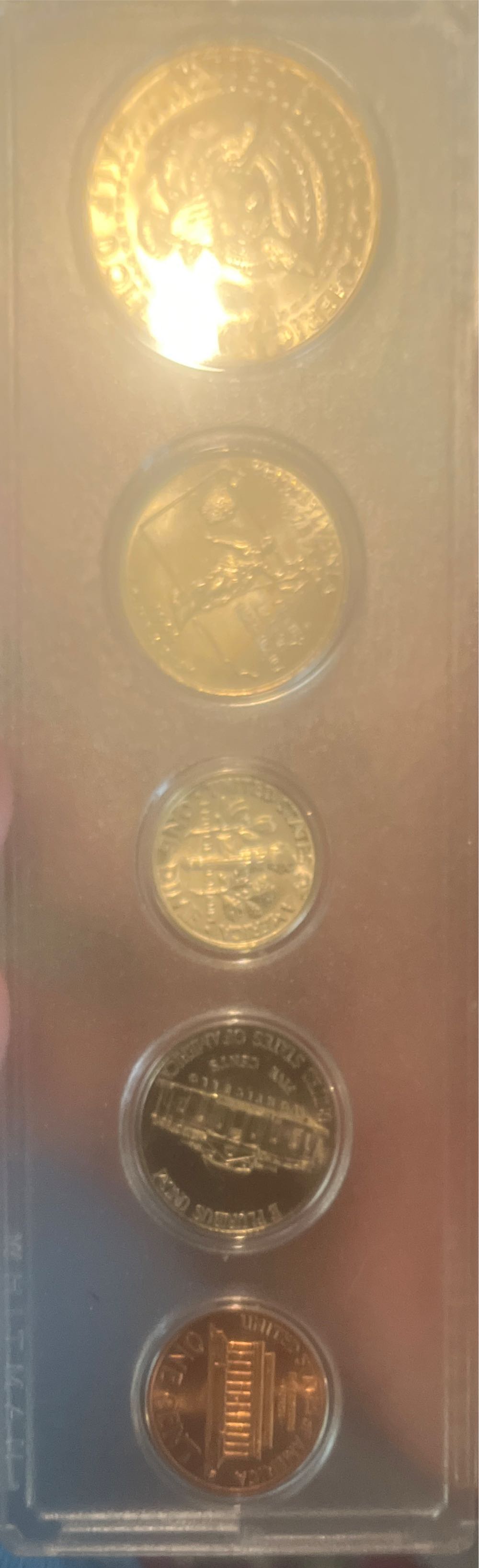 U.S. 1999 Half Dollar, Quarter, Dime, Nickle, Penny Set  coin collectible - Main Image 2