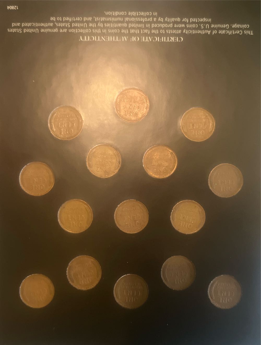 Last 15 Yrars of Lincoln Wheat Pennies 1944-1958 Set  coin collectible - Main Image 2