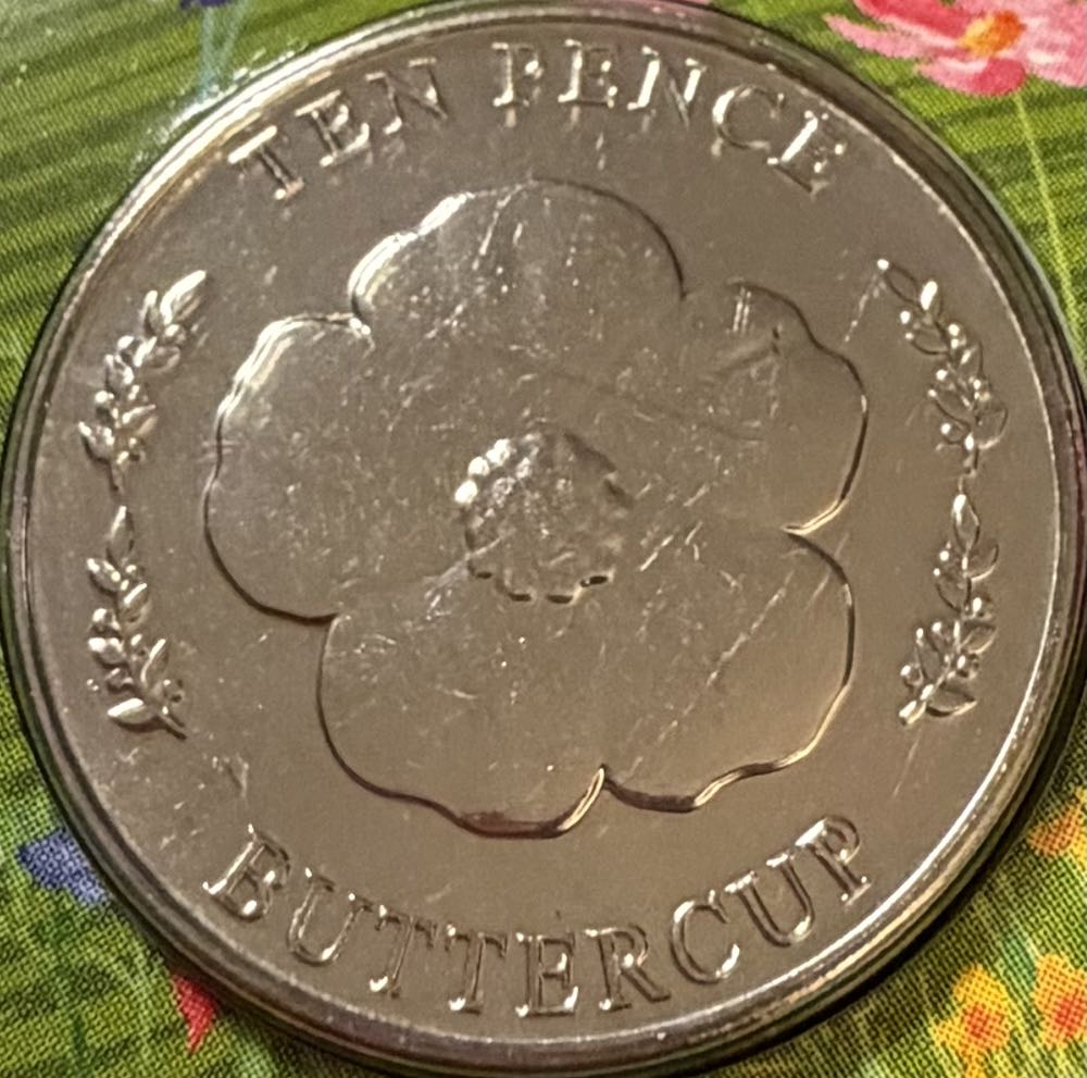 1979 Half New Penny Coloured