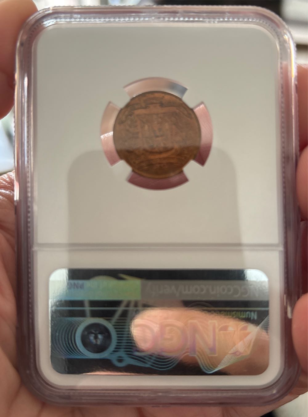 1959 1 C MS64RB $125  coin collectible [Barcode 29159564008722546012] - Main Image 2