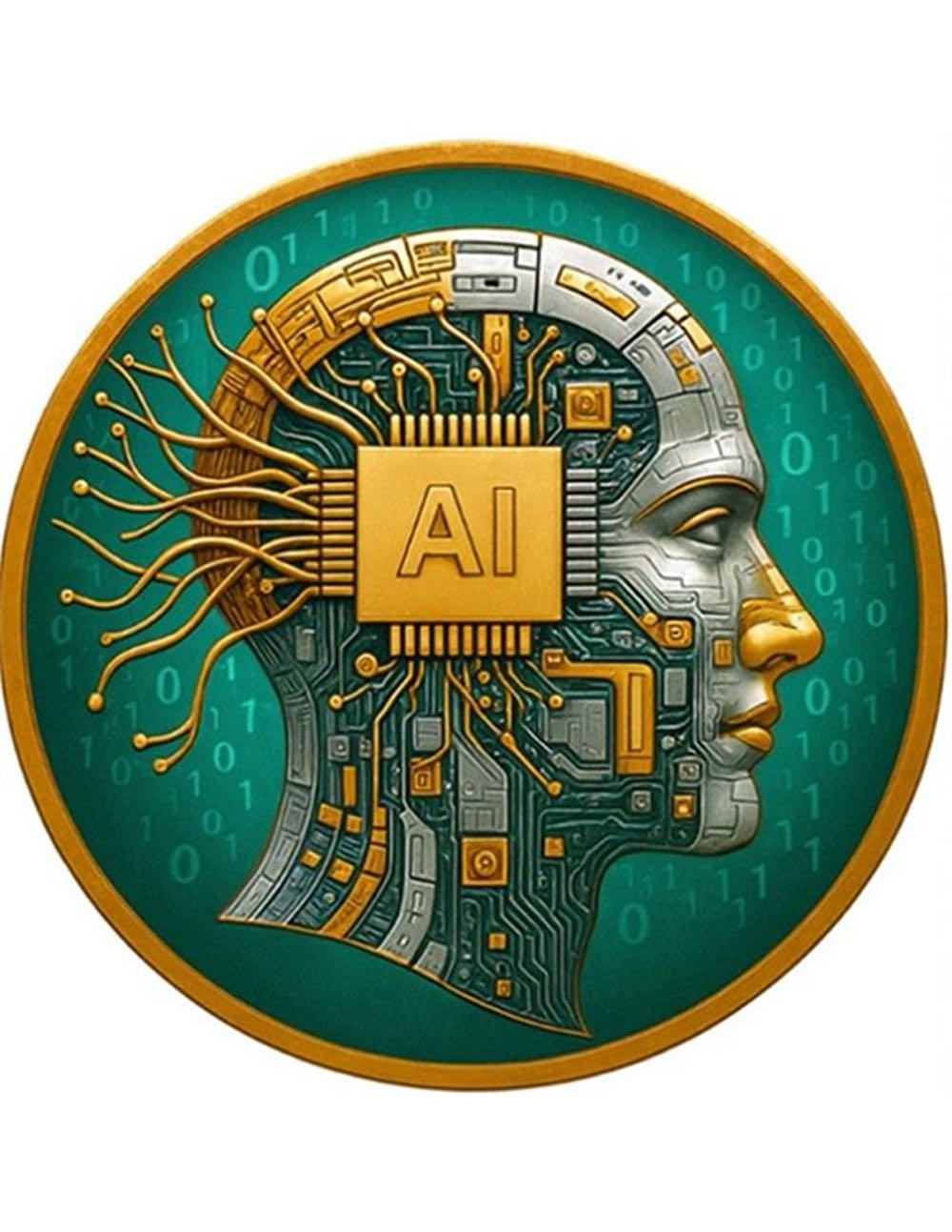 Amplified Imagination 5oz Colorized Copper Round  coin collectible - Main Image 3