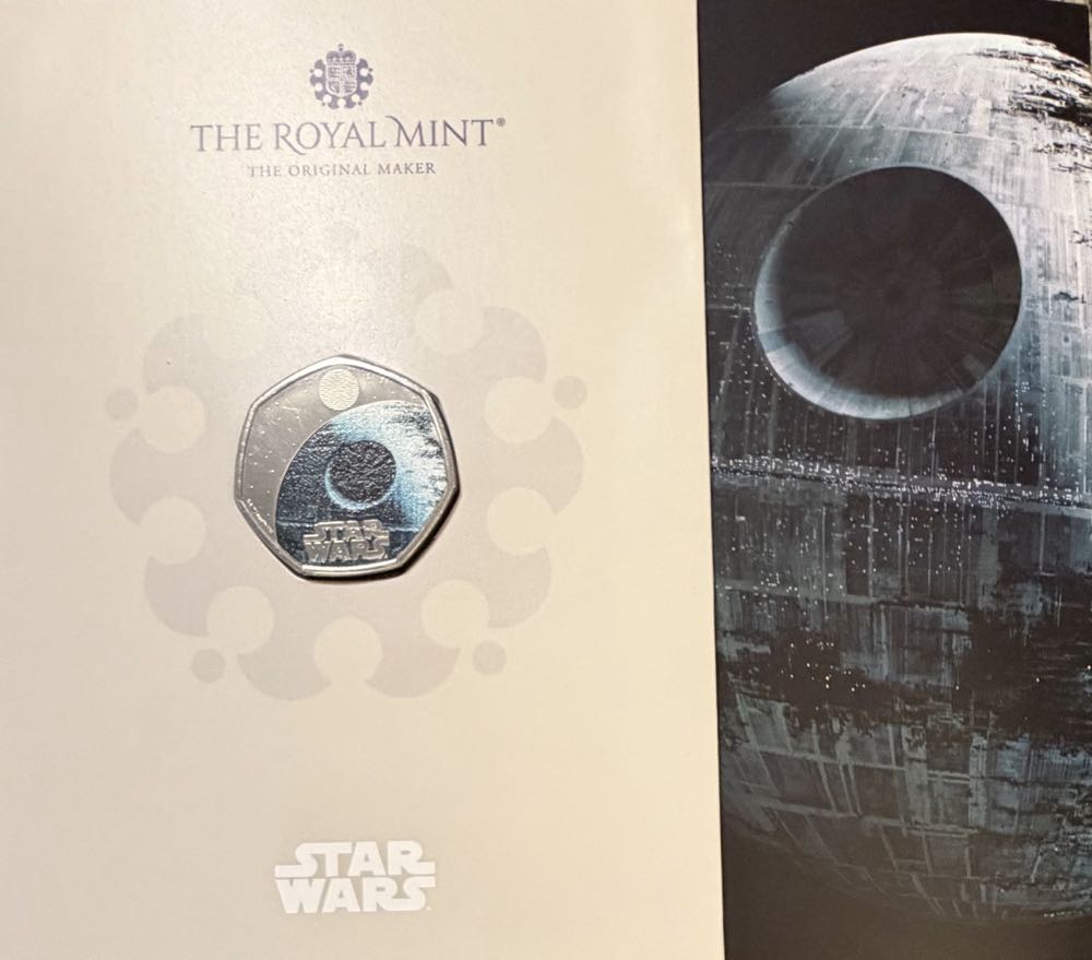 2024 Star Wars Death Star II 50p  coin collectible - Main Image 3