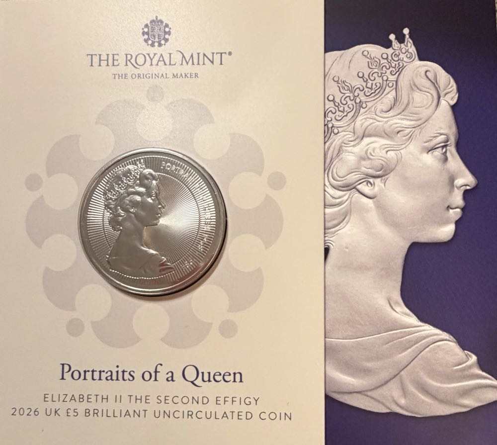 2026 Elizabeth II The Second Effigy £5  coin collectible - Main Image 3