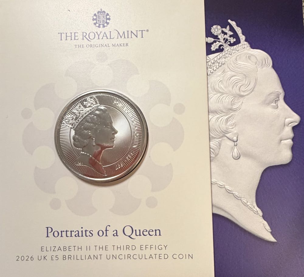 2026 Elizabeth II The Third Effigy £5  coin collectible - Main Image 3