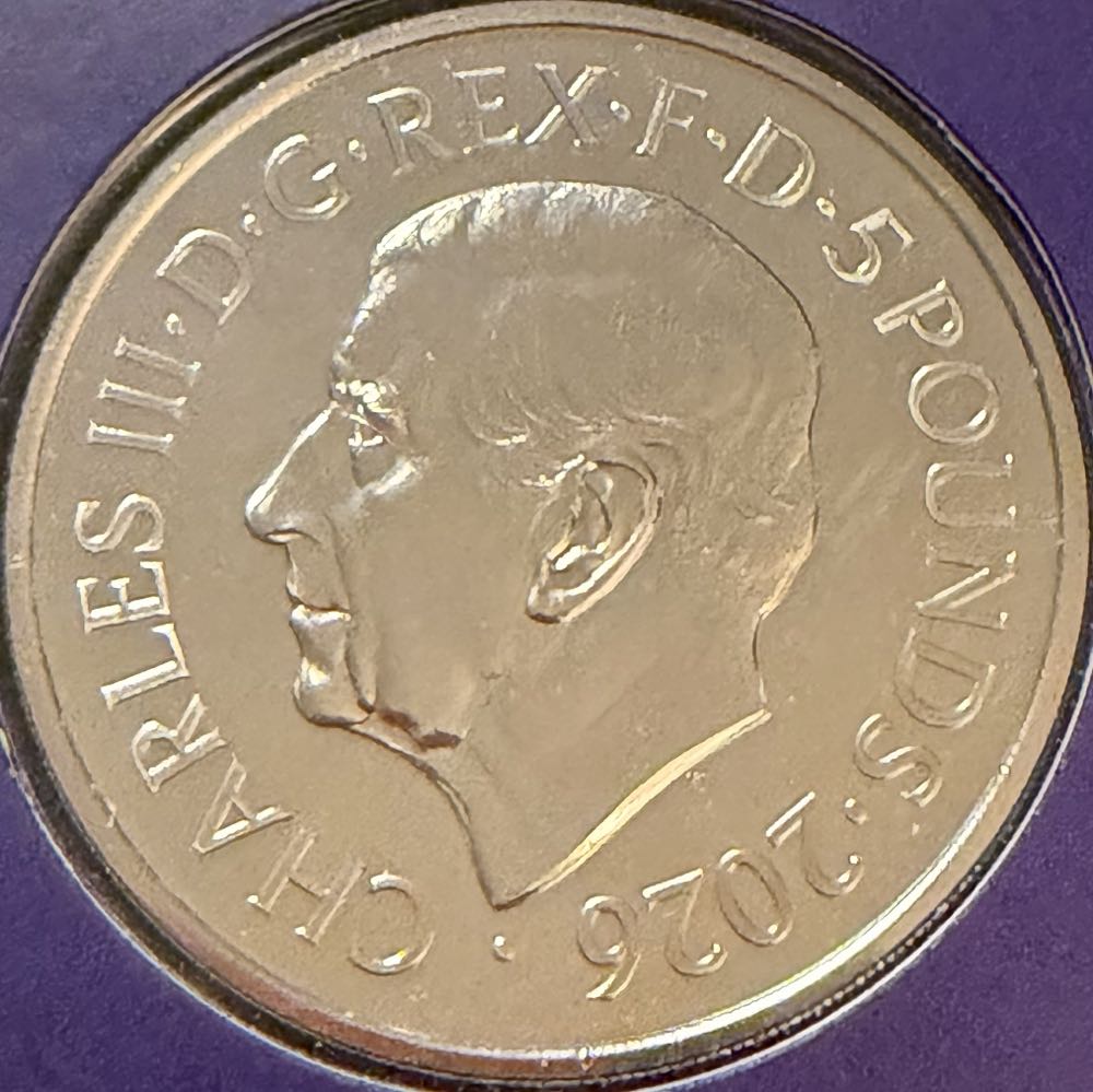 2026 Elizabeth II The Fourth Effigy £5  coin collectible - Main Image 2