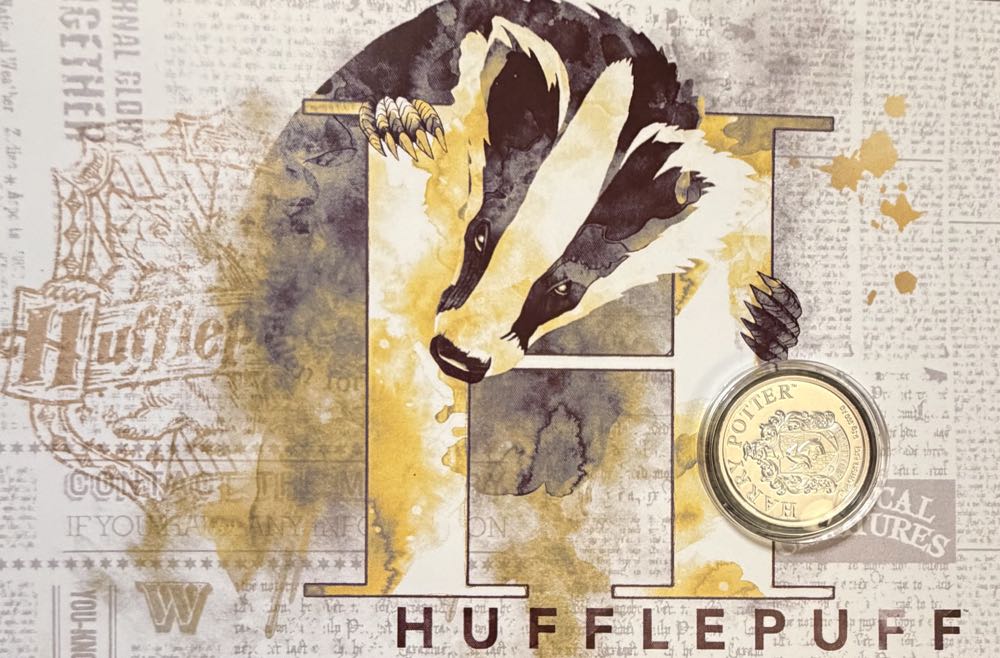 2020 Harry Potter Hufflepuff £1  coin collectible - Main Image 3