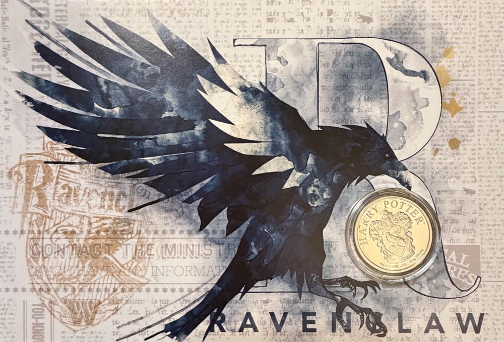 2020 Harry Potter Ravenclaw £1  coin collectible - Main Image 3