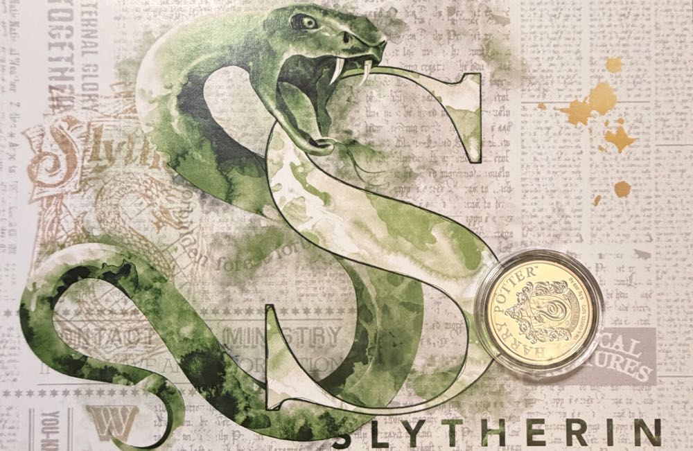 2020 Harry Potter Slytherin £1  coin collectible - Main Image 3