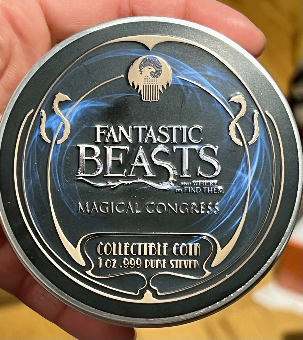 FANTASTIC BEASTS MAGICAL CONGRESS 1oz   coin collectible - Main Image 3