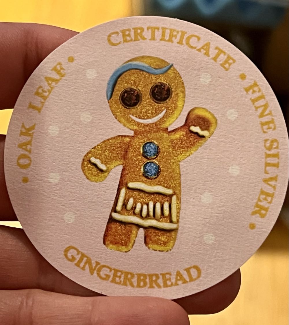 GERMANIA OAK LEAF GINGERBREAD 1oz  coin collectible - Main Image 5