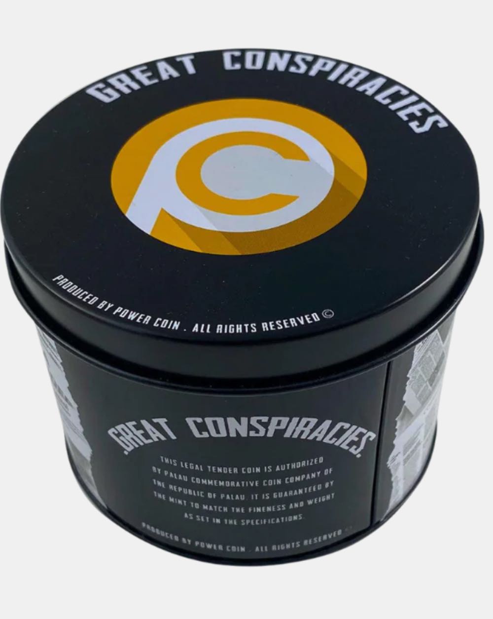 AREA 51 UFO Alien Great Conspiracies 2 Oz Silver Coin $10 Palau 2020  coin collectible - Main Image 3