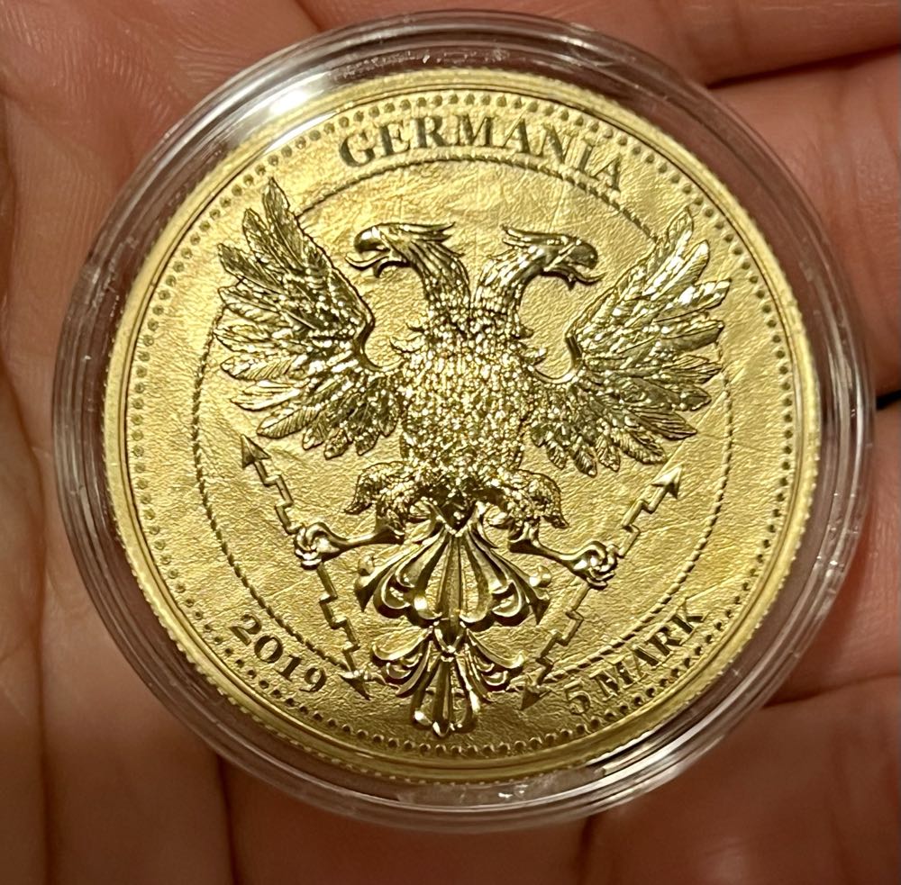 GERMANIA OAK LEAF SPIDER 1oz  coin collectible - Main Image 2