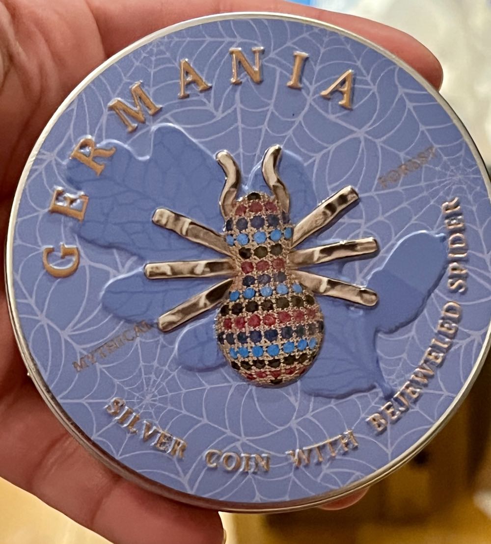 GERMANIA OAK LEAF SPIDER 1oz  coin collectible - Main Image 3