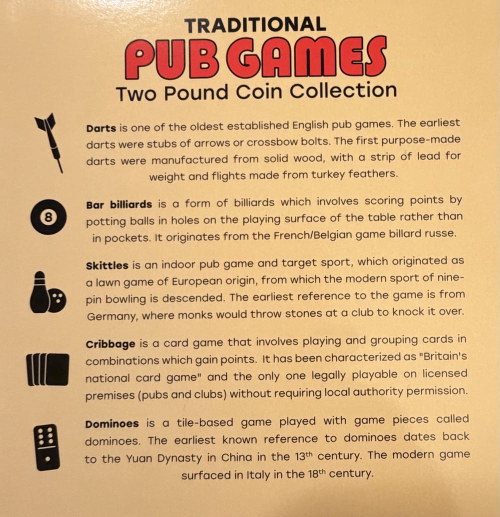 2023 Pub Games - Skittles £2  coin collectible - Main Image 4