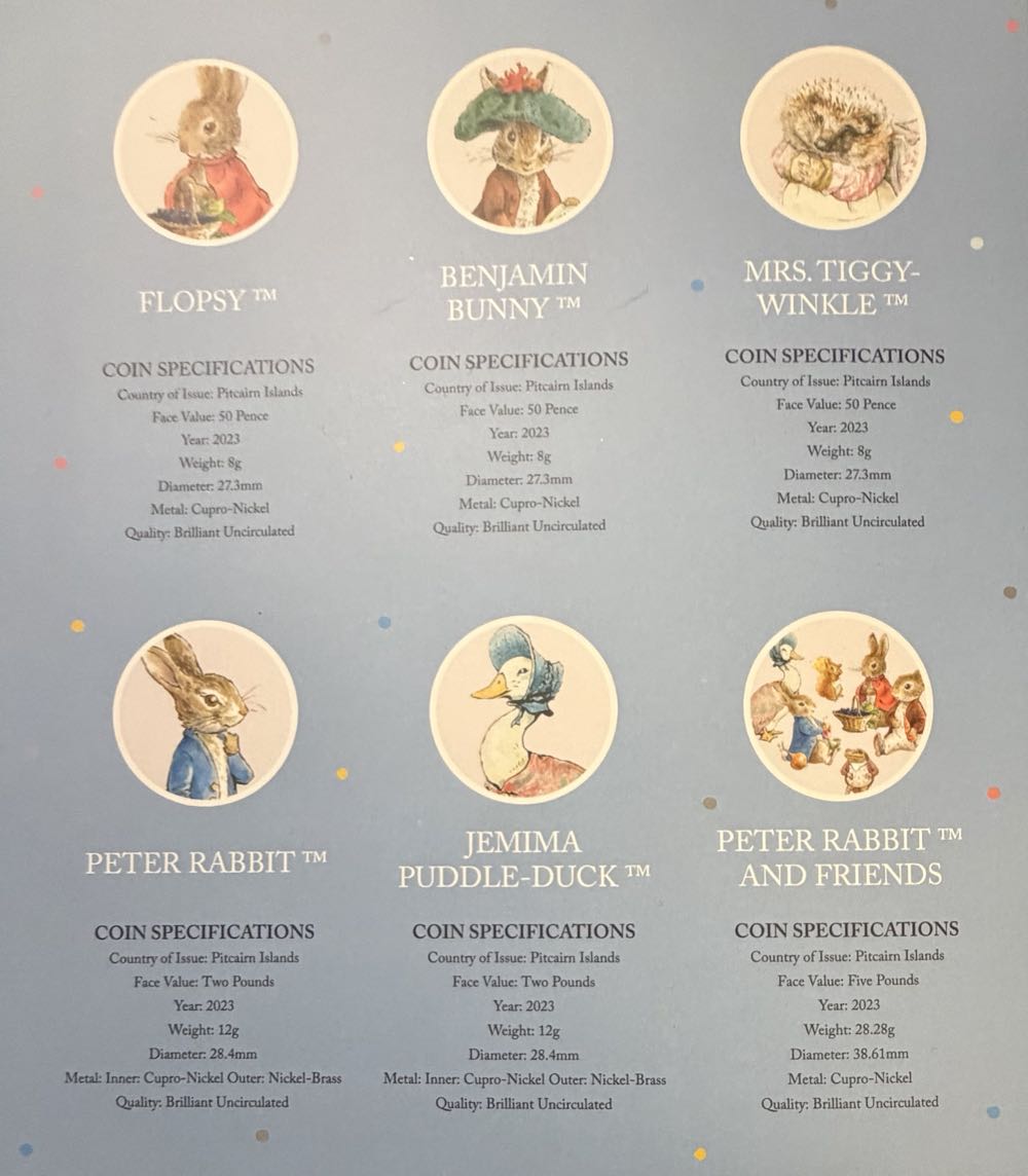 2023 Peter Rabbit £2  coin collectible - Main Image 4
