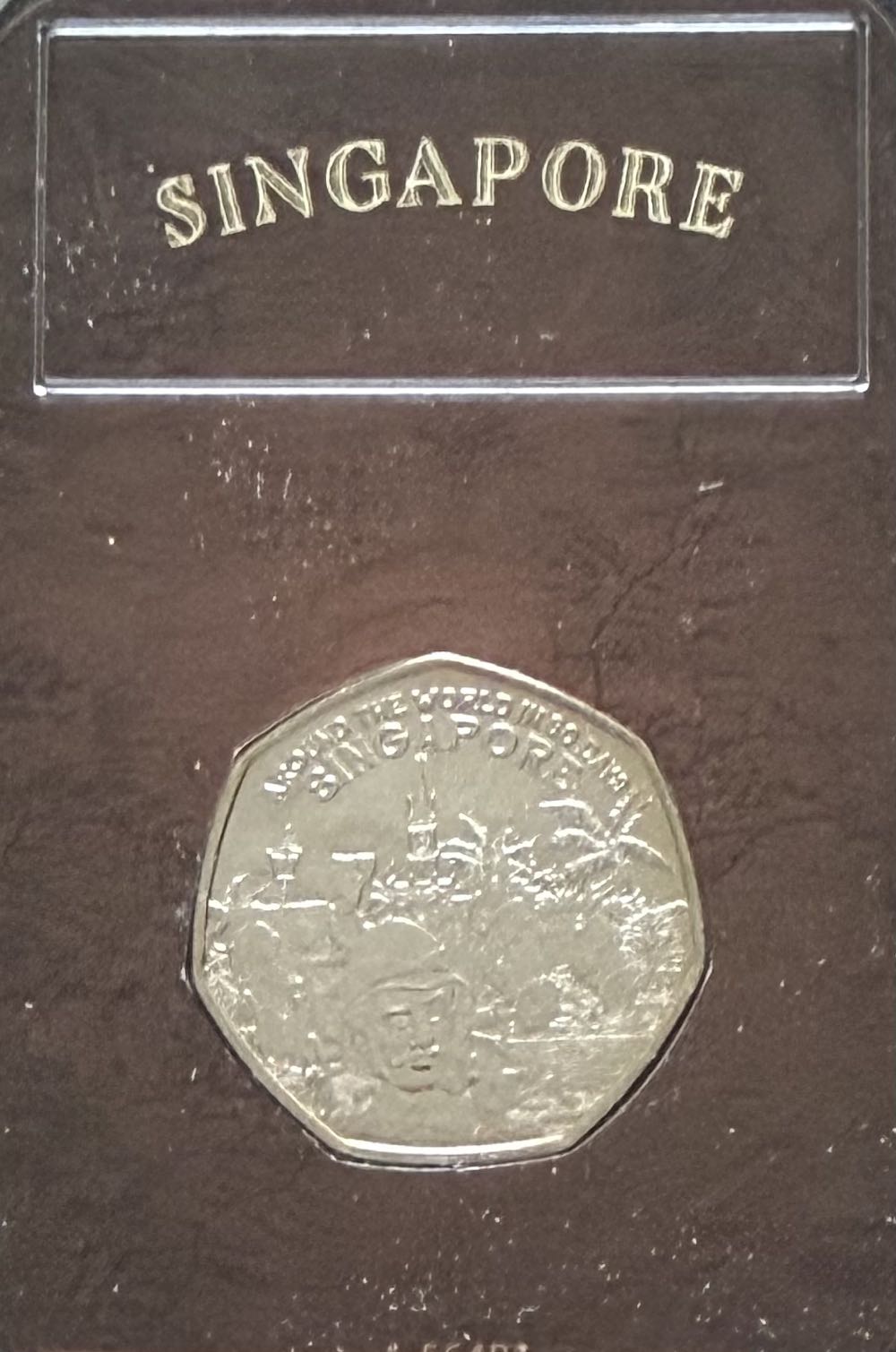2022 Around The World - Singapore 50p  coin collectible - Main Image 3