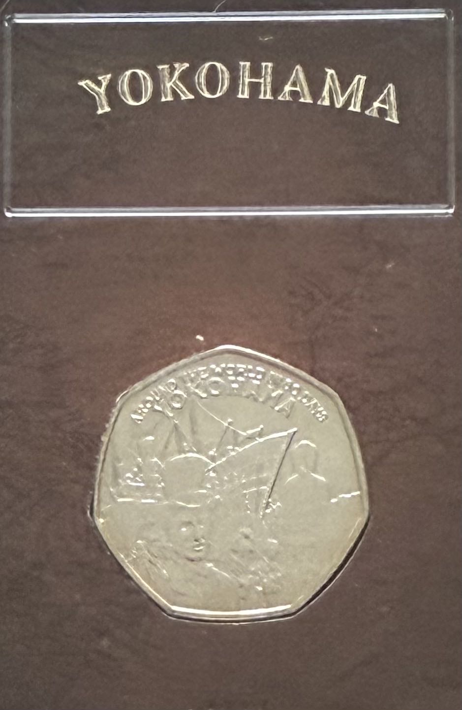 2022 Around The World - Yokohama 50p  coin collectible - Main Image 3