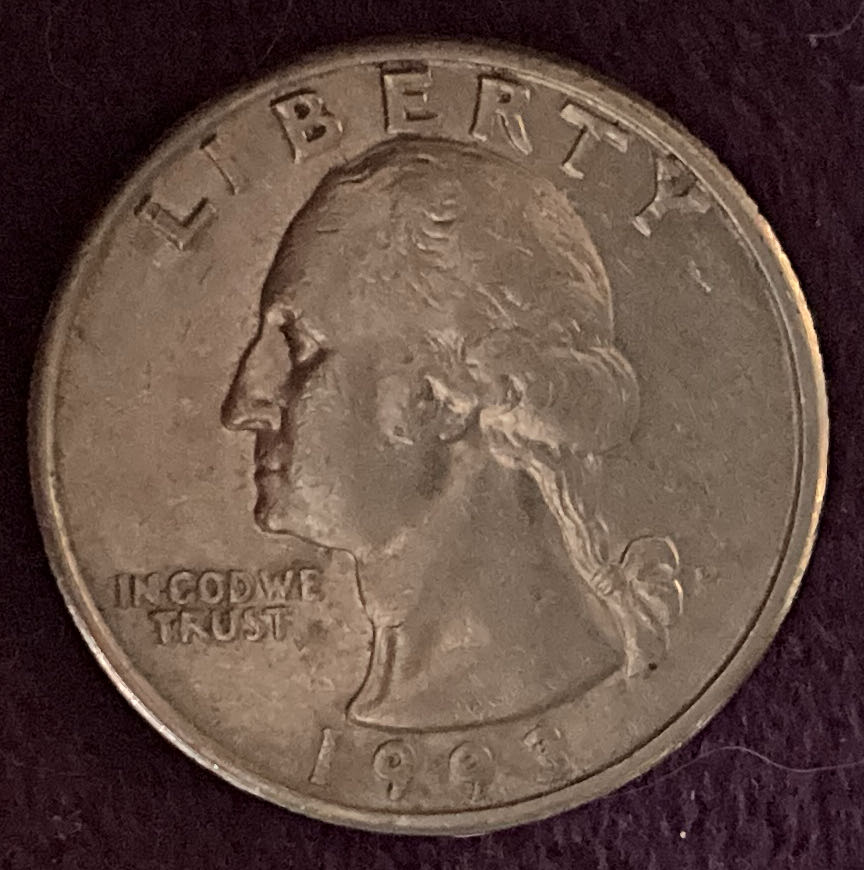 Quarter Washington 1993 P 1  coin collectible - Main Image 3
