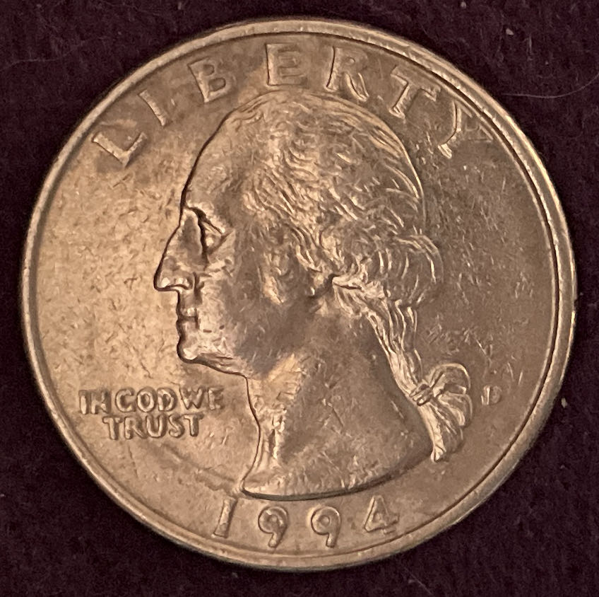 Quarter Washington 1994 D 1  coin collectible - Main Image 3