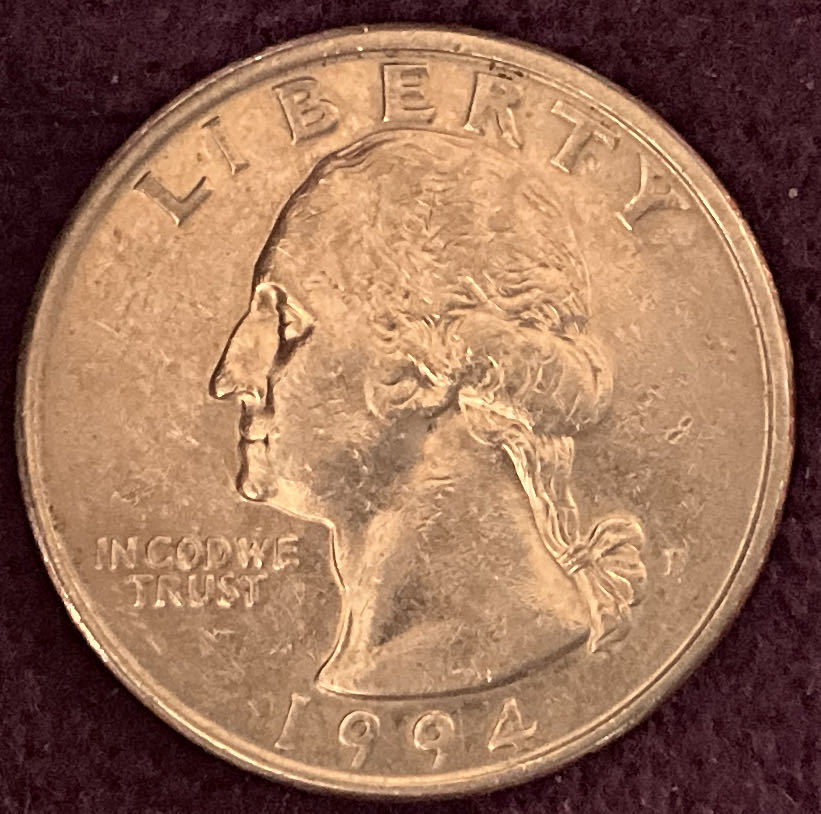Quarter Washington 1994 D 3  coin collectible - Main Image 3