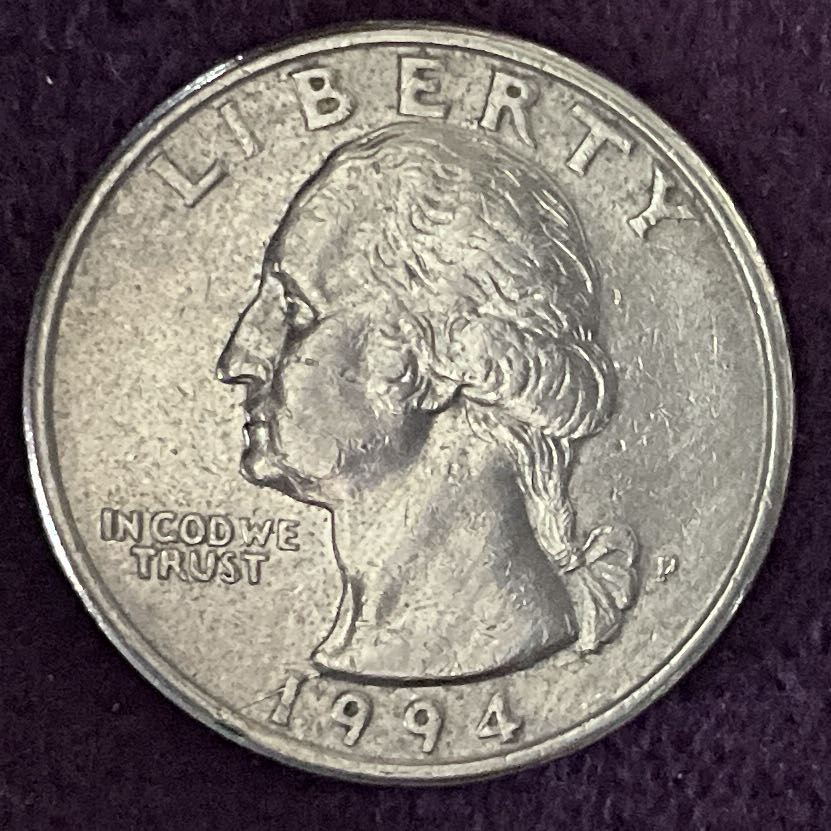 Quarter Washington 1994 P 1  coin collectible - Main Image 3