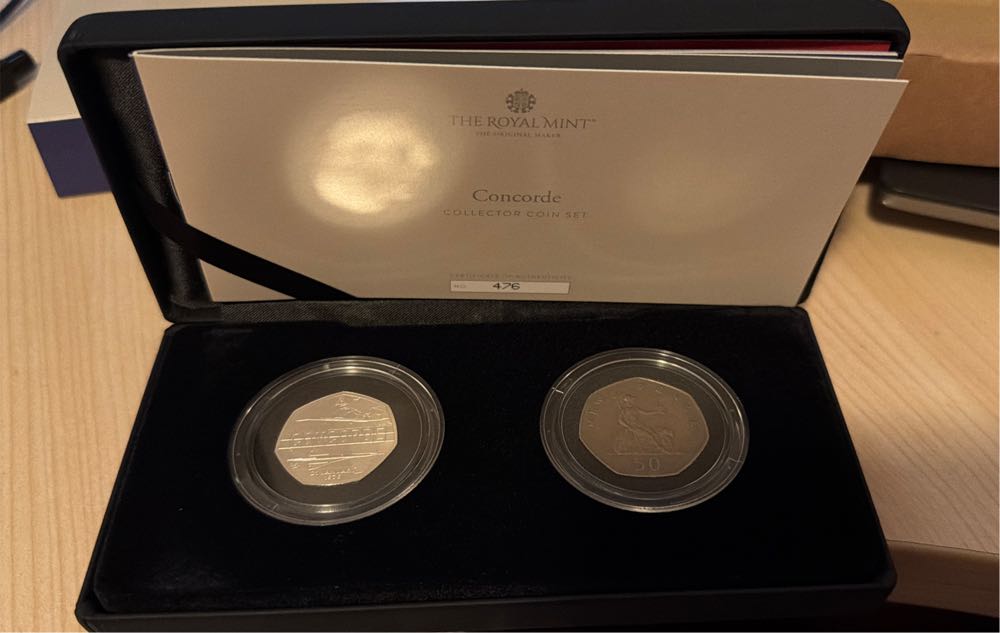 Concorde Collector Coin Set  coin collectible [Barcode 5026177803546] - Main Image 2