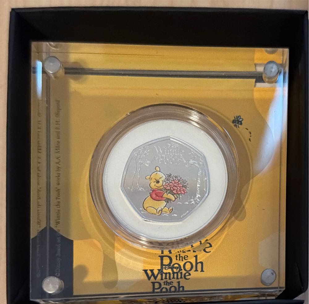 100 Years Of Winnie The Pooh 2026 Silver Proof Colour  coin collectible [Barcode 5026177814696] - Main Image 2