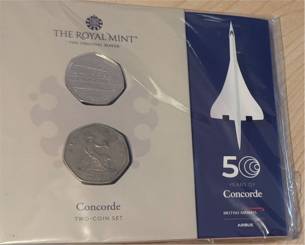 1987 English Oak Piedfort £1