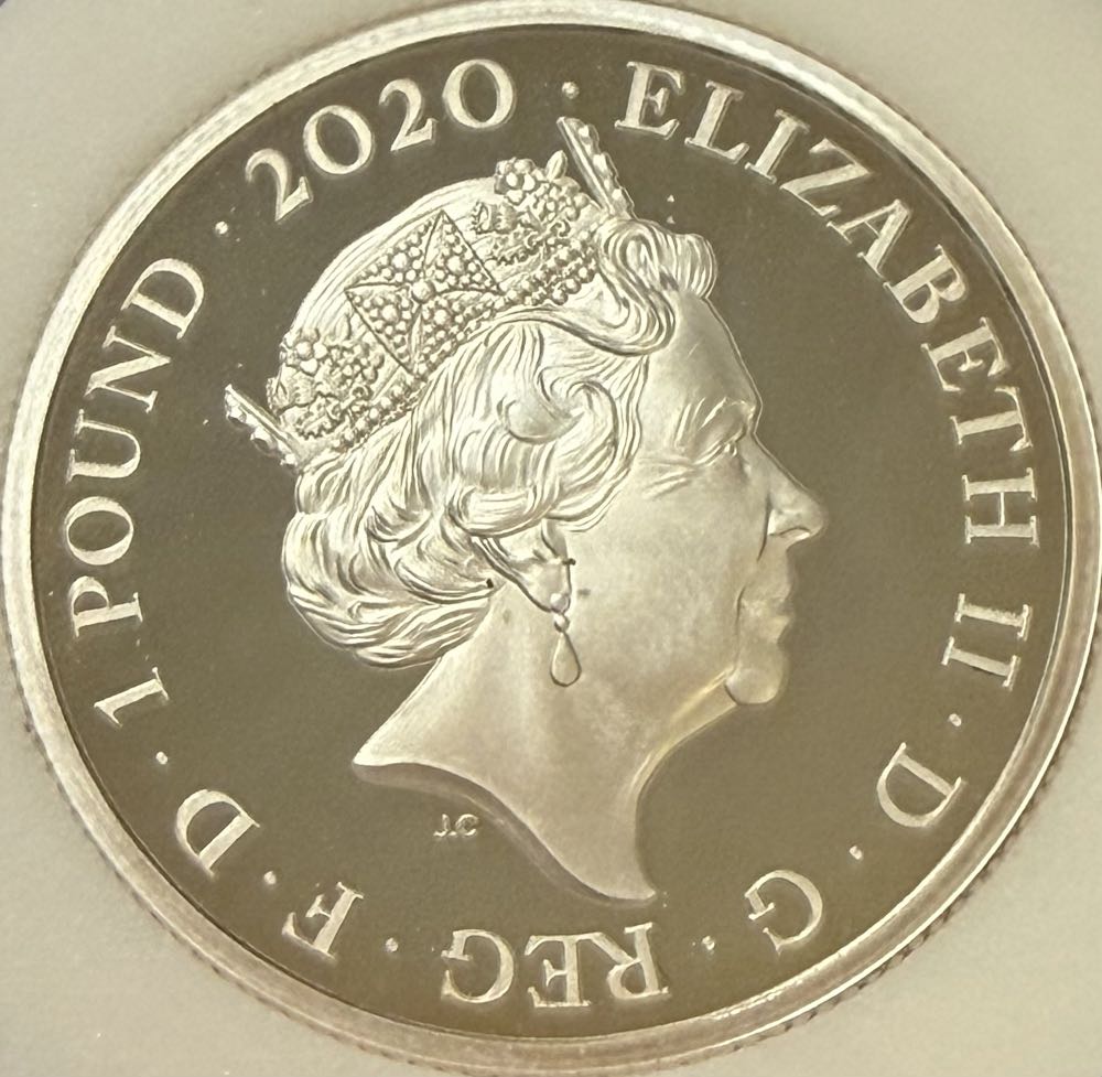 2020 Elton John Coin Cover £1  coin collectible - Main Image 2