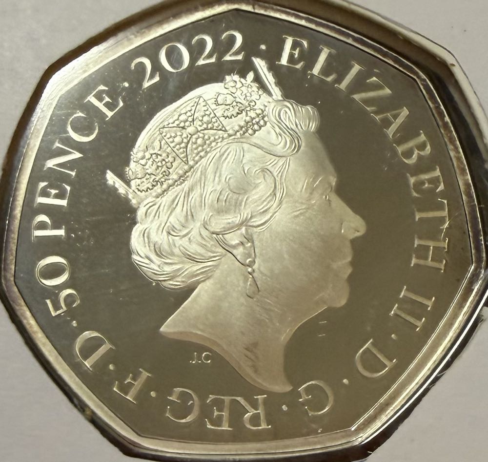 2022 Pride Silver Coin Cover 50p  coin collectible - Main Image 2