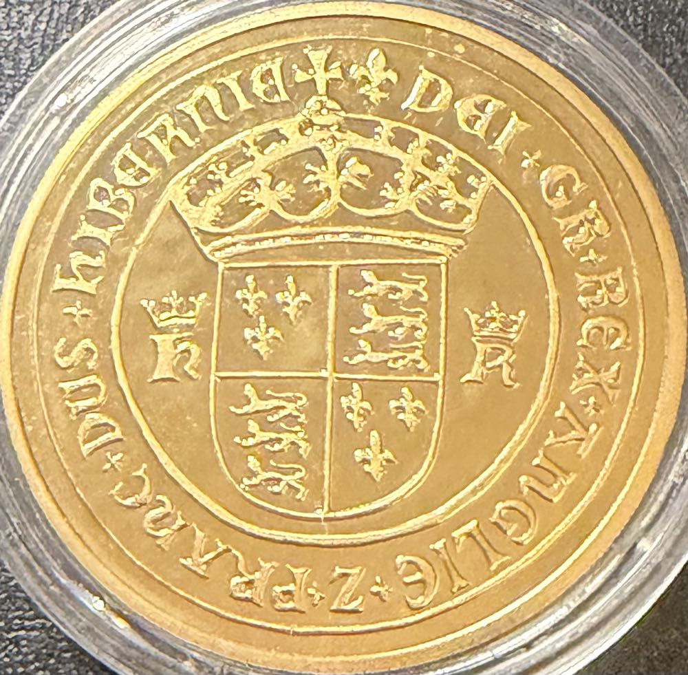 Henry VIII Crown Of Double Rose Replica  coin collectible - Main Image 2