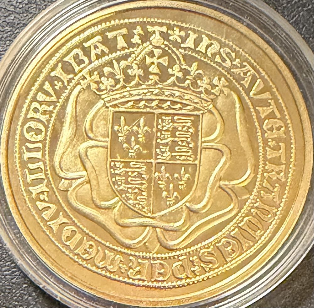 Henry VII Sovereign Replica  coin collectible - Main Image 2