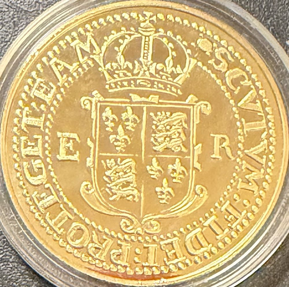 Elizabeth I Sovereign Replica  coin collectible - Main Image 2