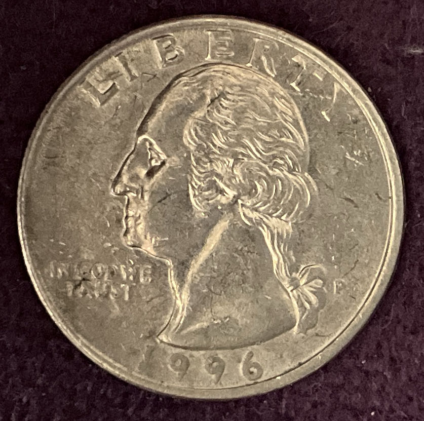Quarter Washington 1996 P 4  coin collectible - Main Image 3