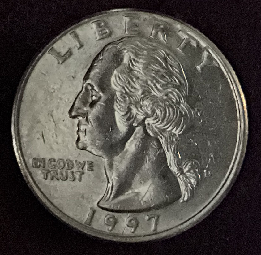 Quarter Washington 1997 D 3  coin collectible - Main Image 3