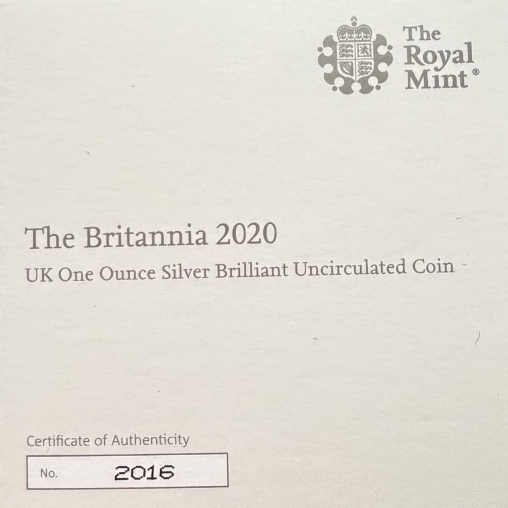 2020 The Britannia £2  coin collectible - Main Image 3