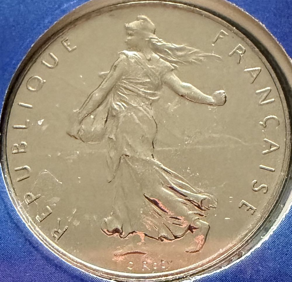1992 France 1 Franc  coin collectible - Main Image 2