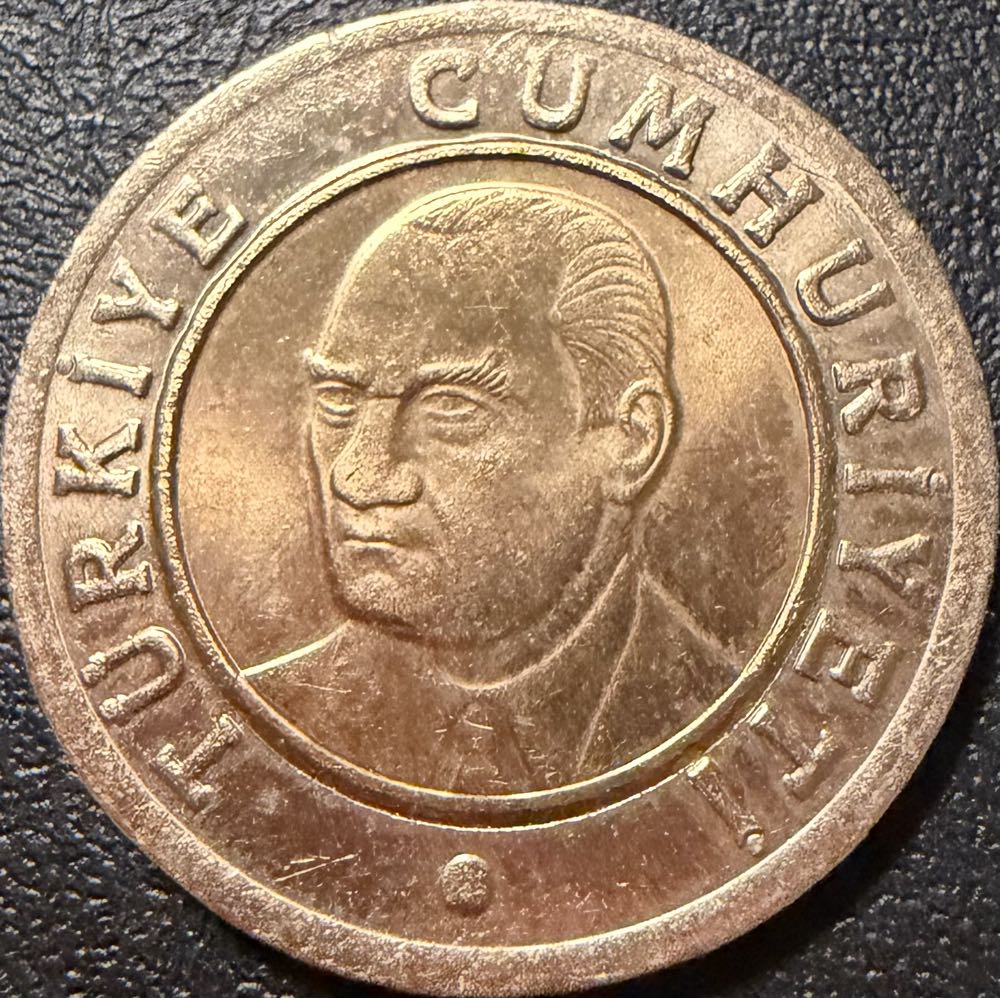 2007 Turkey 1 Turk Lirasi  coin collectible - Main Image 2