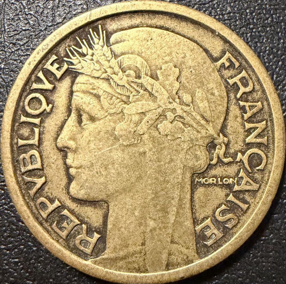 1941 France 2 Francs  coin collectible - Main Image 2