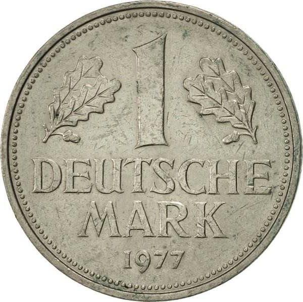 1977 German Deutsche Mark  coin collectible - Main Image 2