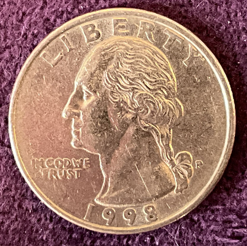 Quarter Washington 1998 P 2  coin collectible - Main Image 3