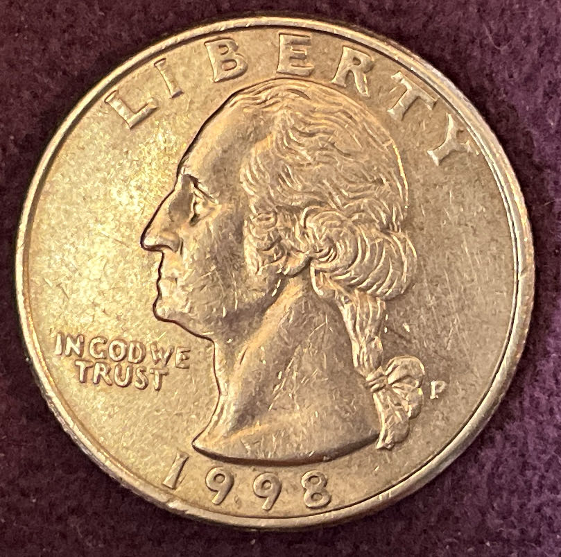 Quarter Washington 1998 P 3  coin collectible - Main Image 3