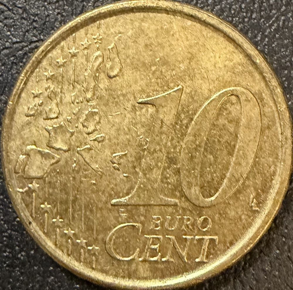 2001 Spain 10 Euro Cent  coin collectible - Main Image 2