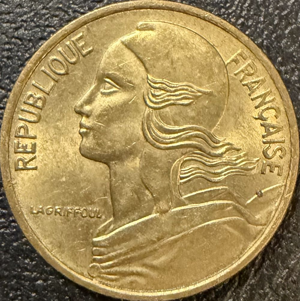 1985 France 5 Centimes  coin collectible - Main Image 2