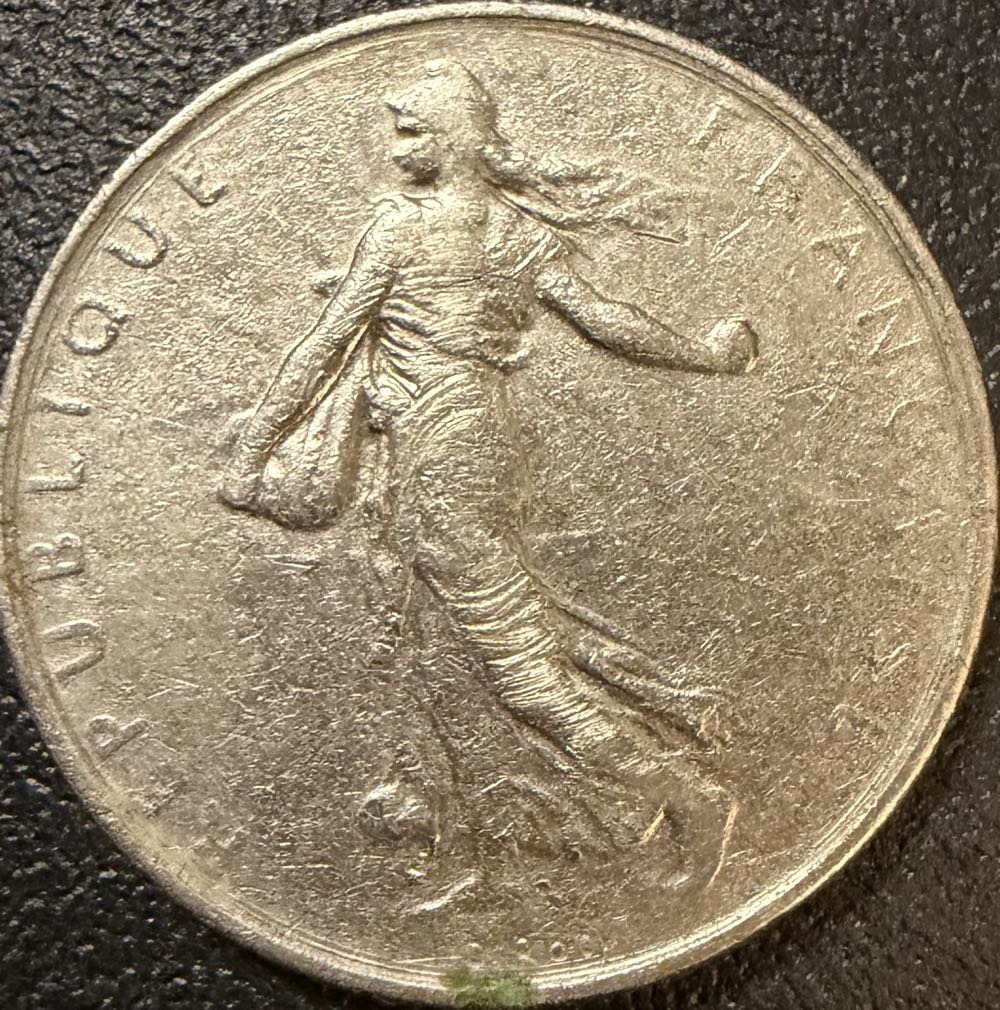 1960 France 1 Franc  coin collectible - Main Image 2