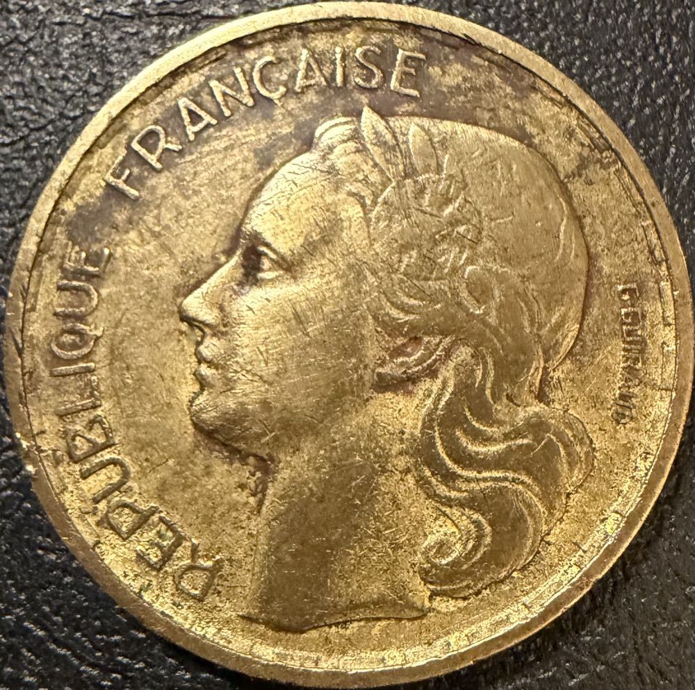 1951 France 20 Francs  coin collectible - Main Image 2