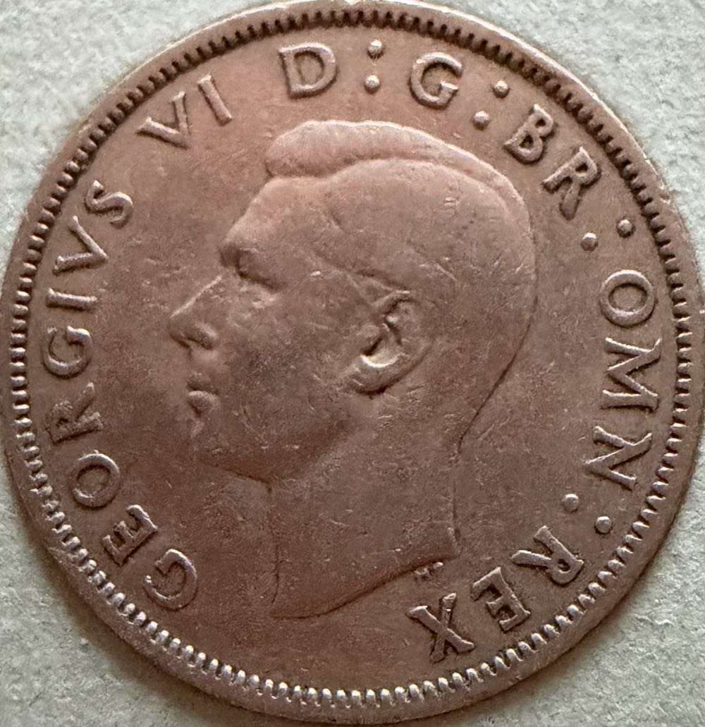 1948 George VI Two Shillings (4)  coin collectible - Main Image 2