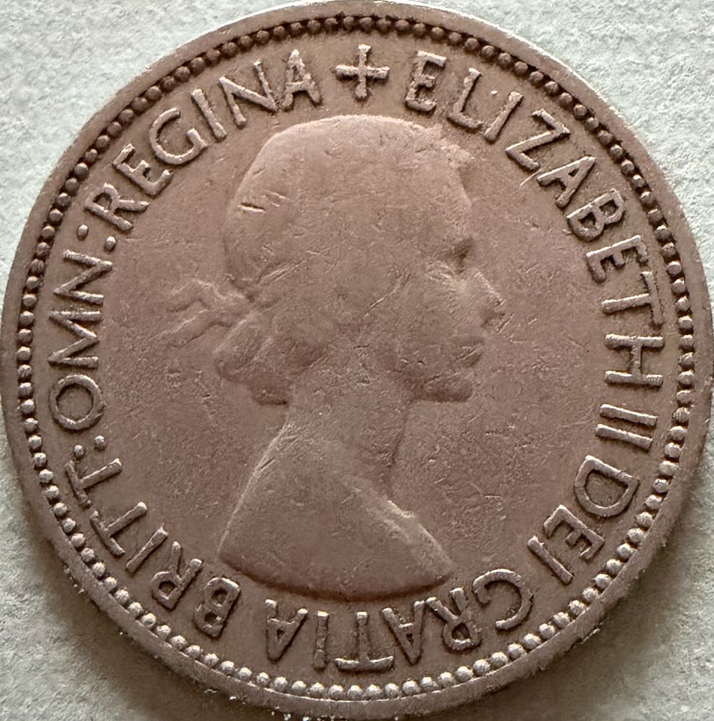 1963 Elizabeth II Two Shillings  coin collectible - Main Image 2
