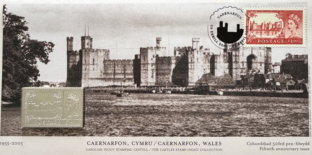 Caernarfon Castle Stamp Ingot  coin collectible - Main Image 3