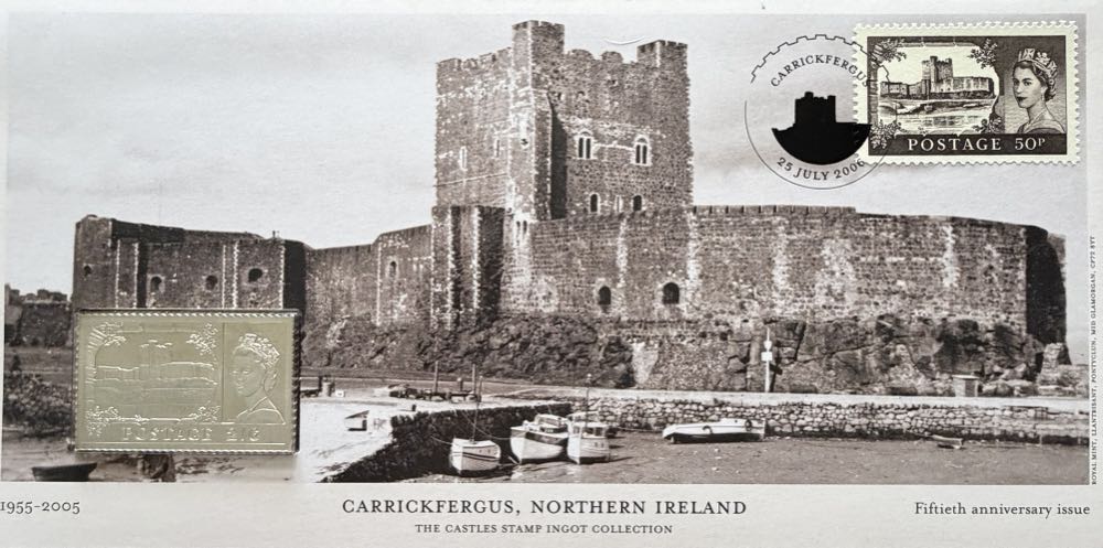 Carrickfergus Castle Stamp Ingot  coin collectible - Main Image 3